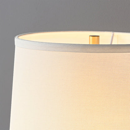 BrassAura – Marble Table Lamp with Luxe Brass Finish