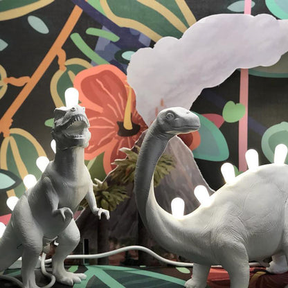 DinoLite - Kreativ Bordlampe med Belyst Bag