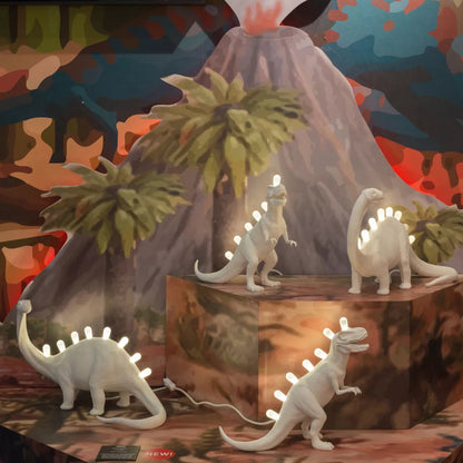 DinoLite - Kreativ Bordlampe med Belyst Bag