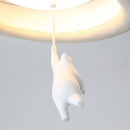 LuxePanda - Luz de Techo con Diseño de Oso y Iluminación Suave