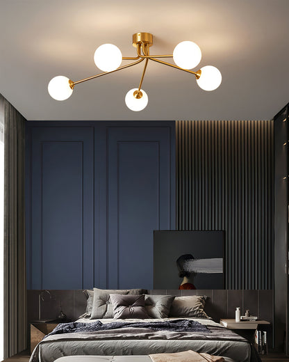 CloudAura - Lampe de plafond douce et atmosphérique