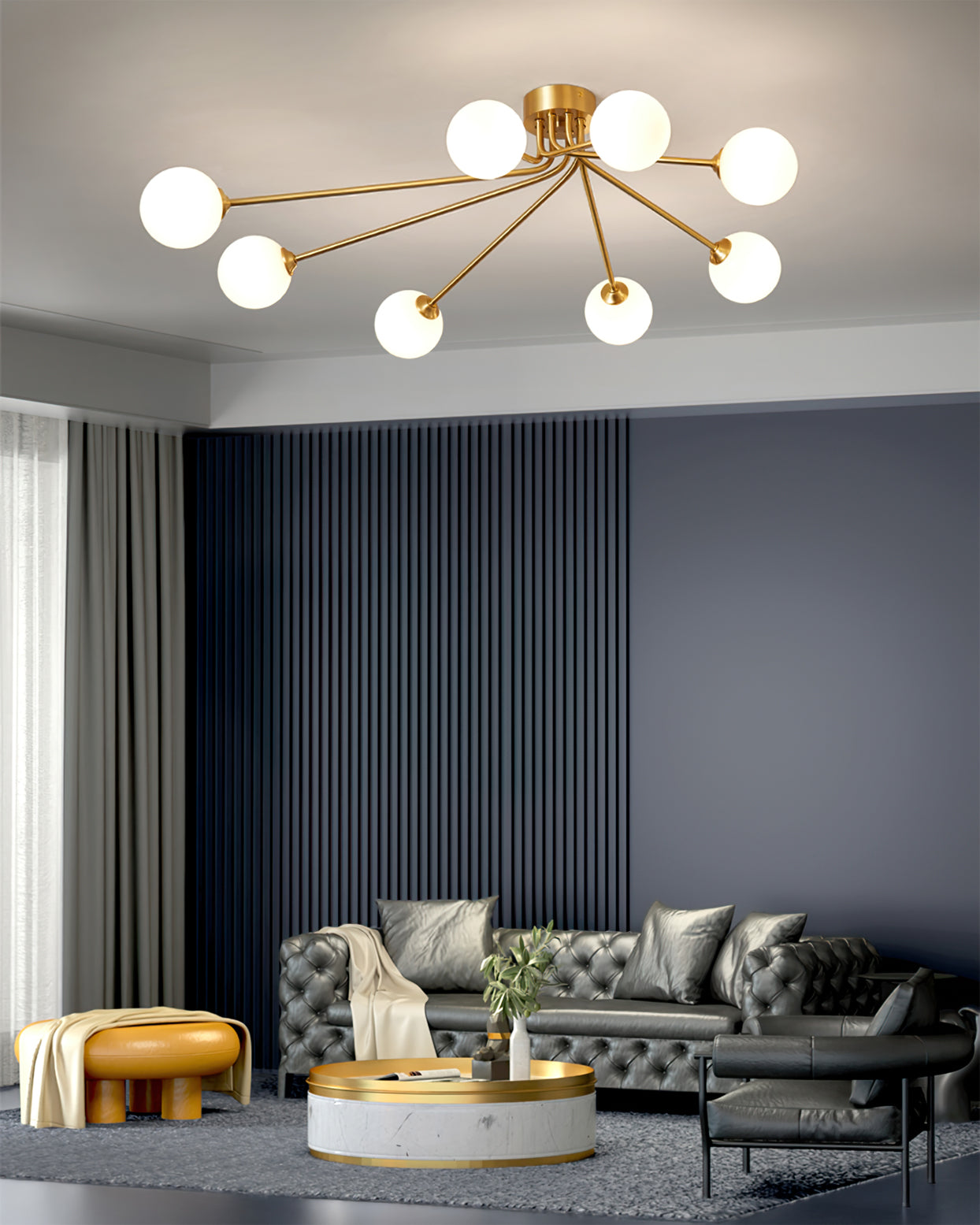 CloudAura - Lampe de plafond douce et atmosphérique