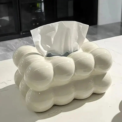 GraceBox - Elegant Ceramic Tissue Holder