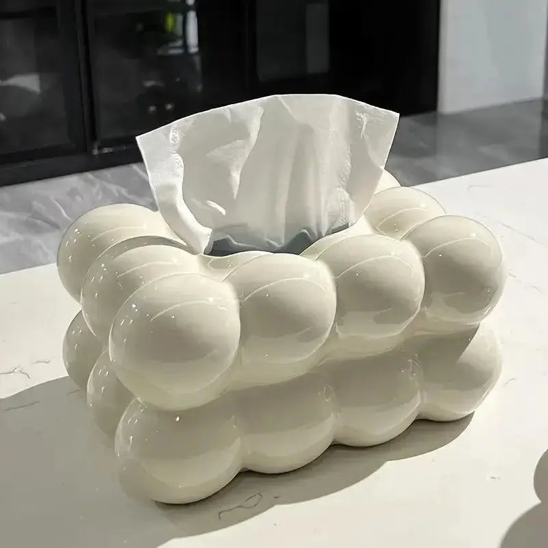 GraceBox - Elegant Ceramic Tissue Holder