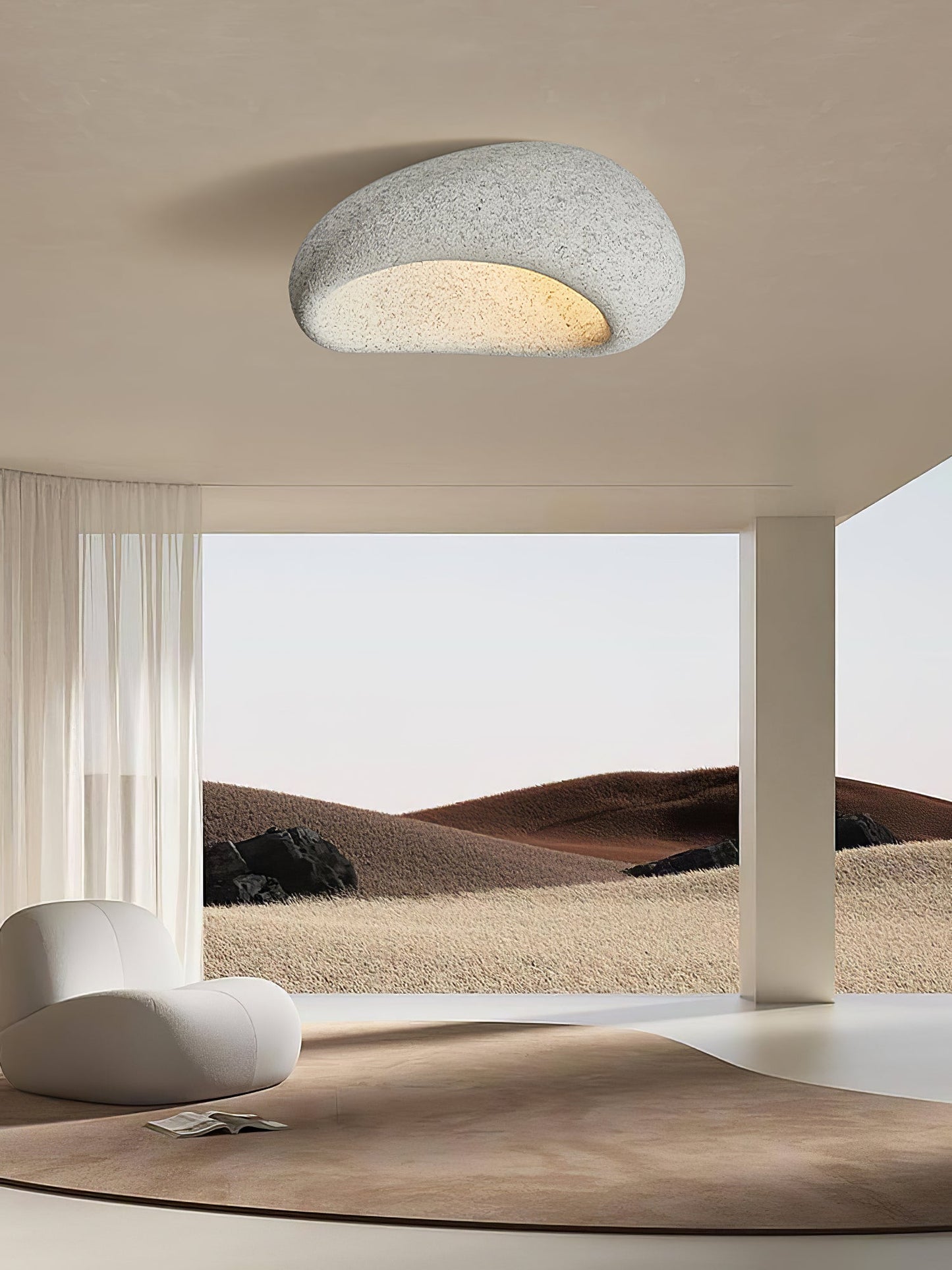 HeavenLuxe - Lampa sufitowa z lekkim wzorem chmury i przytulną atmosferą
