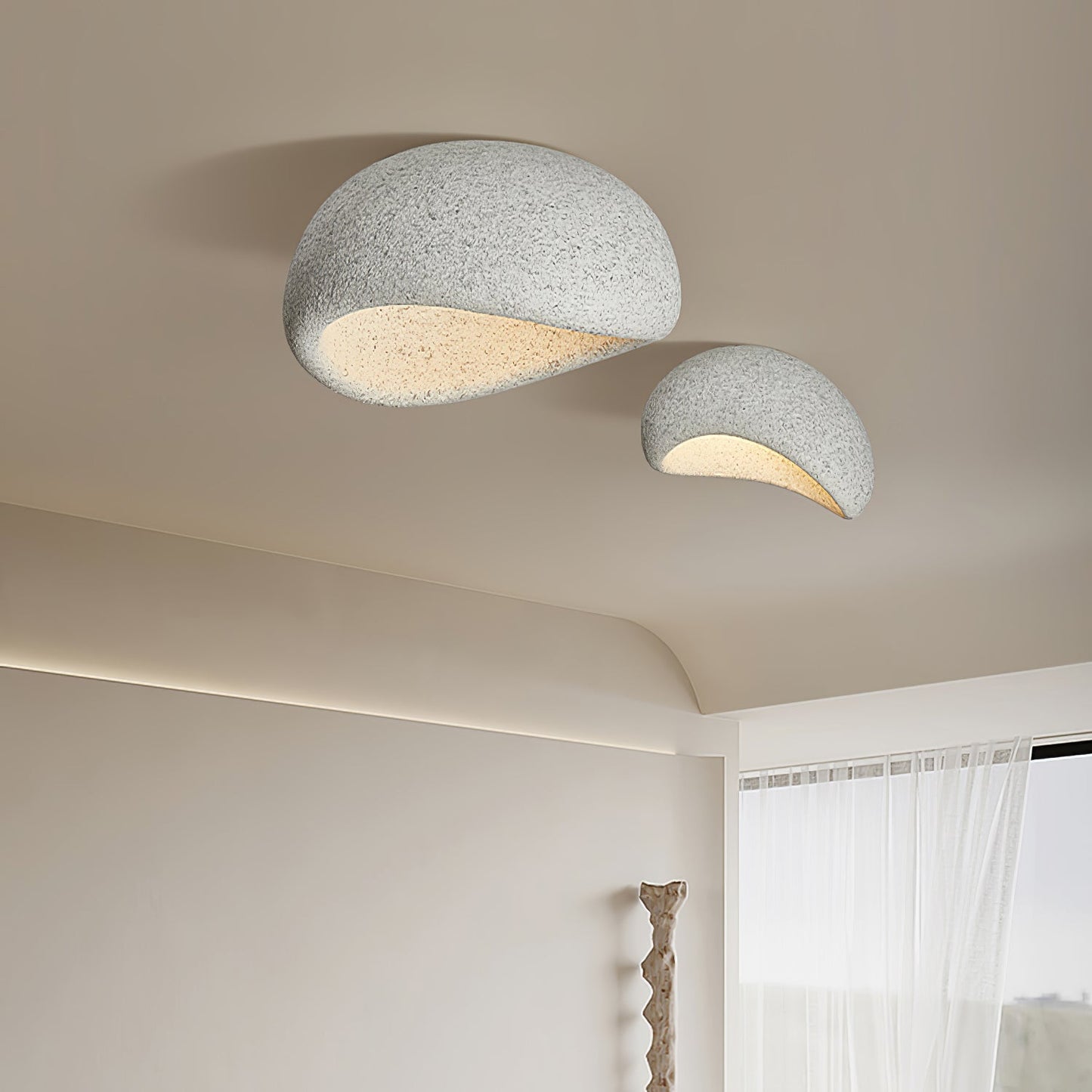 HeavenLuxe - Lampa sufitowa z lekkim wzorem chmury i przytulną atmosferą