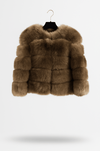 Kirsten Faux Fur Jacket Fluffy Short 1