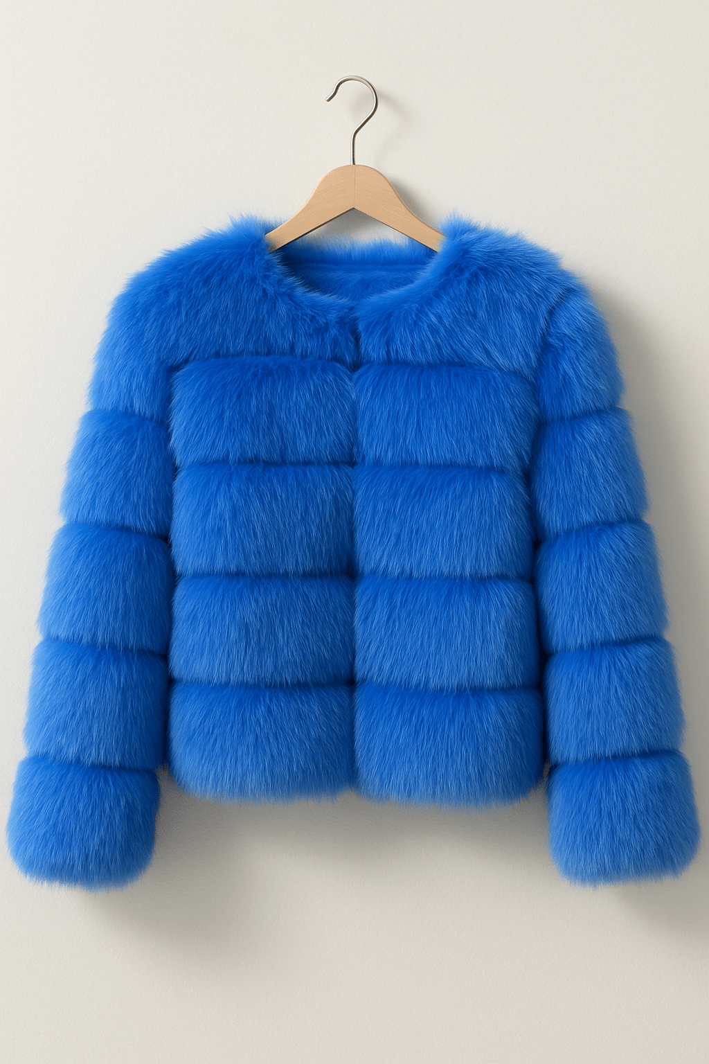 Kirsten Faux Fur Jacket Fluffy Short 15