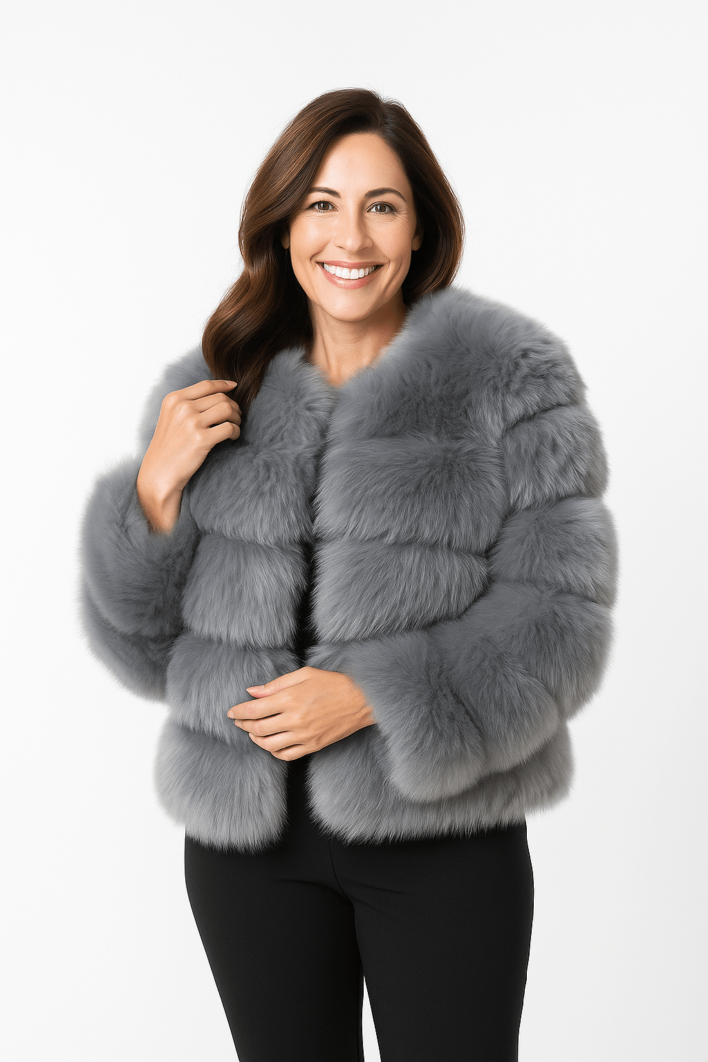 Kirsten Faux Fur Jacket Fluffy Short 21