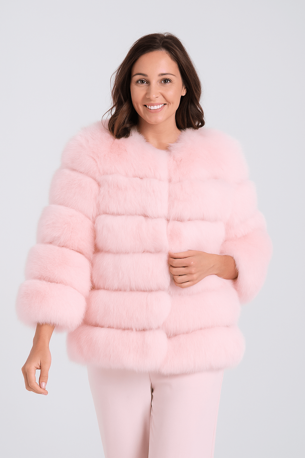 Kirsten Faux Fur Jacket Fluffy Short 6