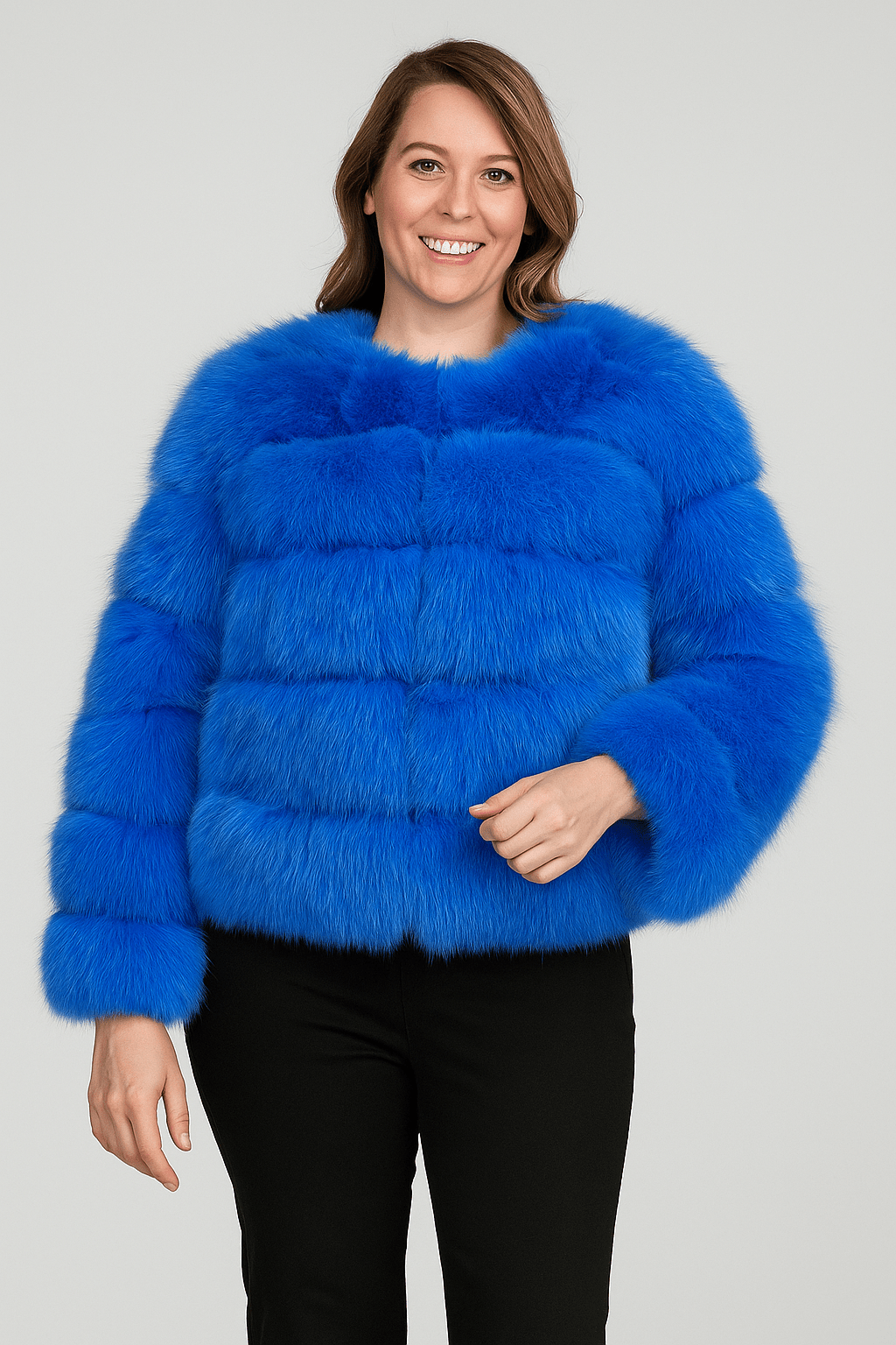 Kirsten Faux Fur Jacket Fluffy Short 9