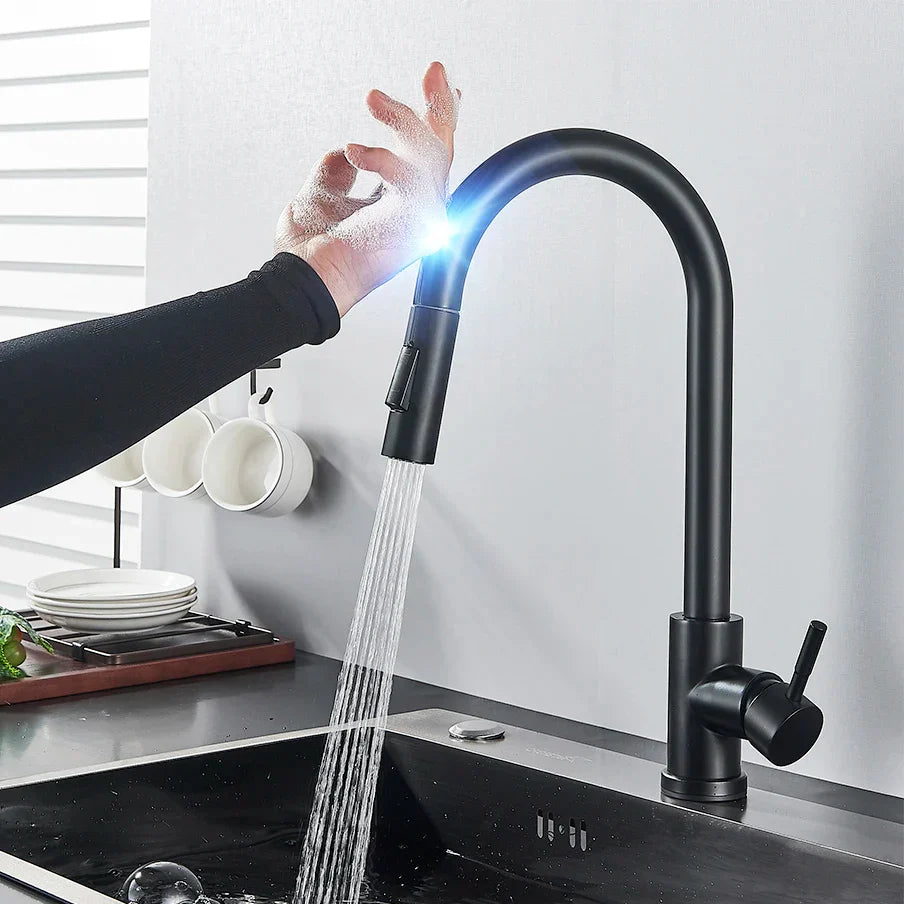 Kitchen Tap with Touch Sensor and Pull Out 0