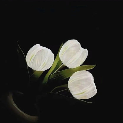 LED Table Lamp Floral Pot Light Decor 3