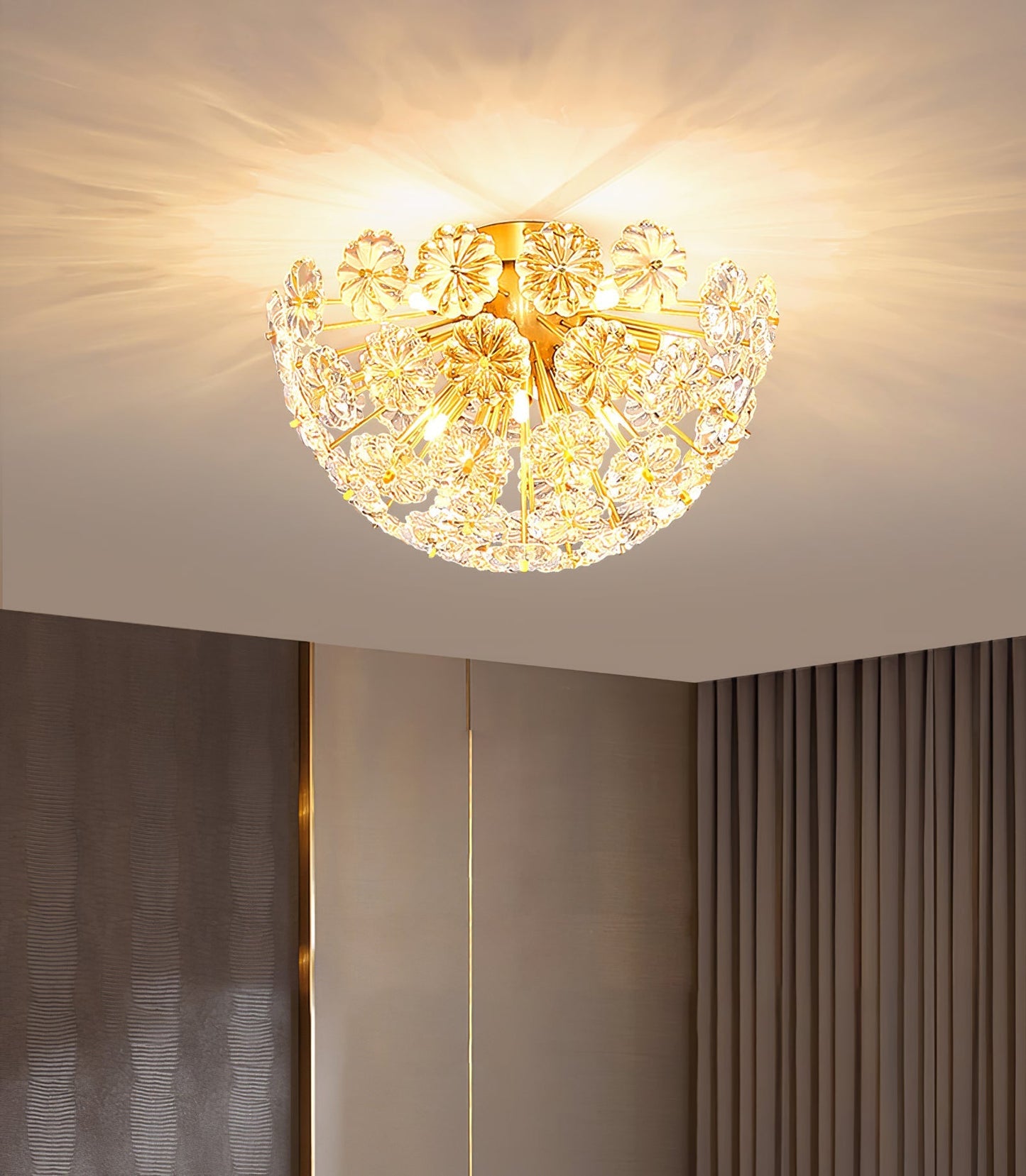 LuxeLamina - Lampe de plafond au design exquis et à l'éclat brillant