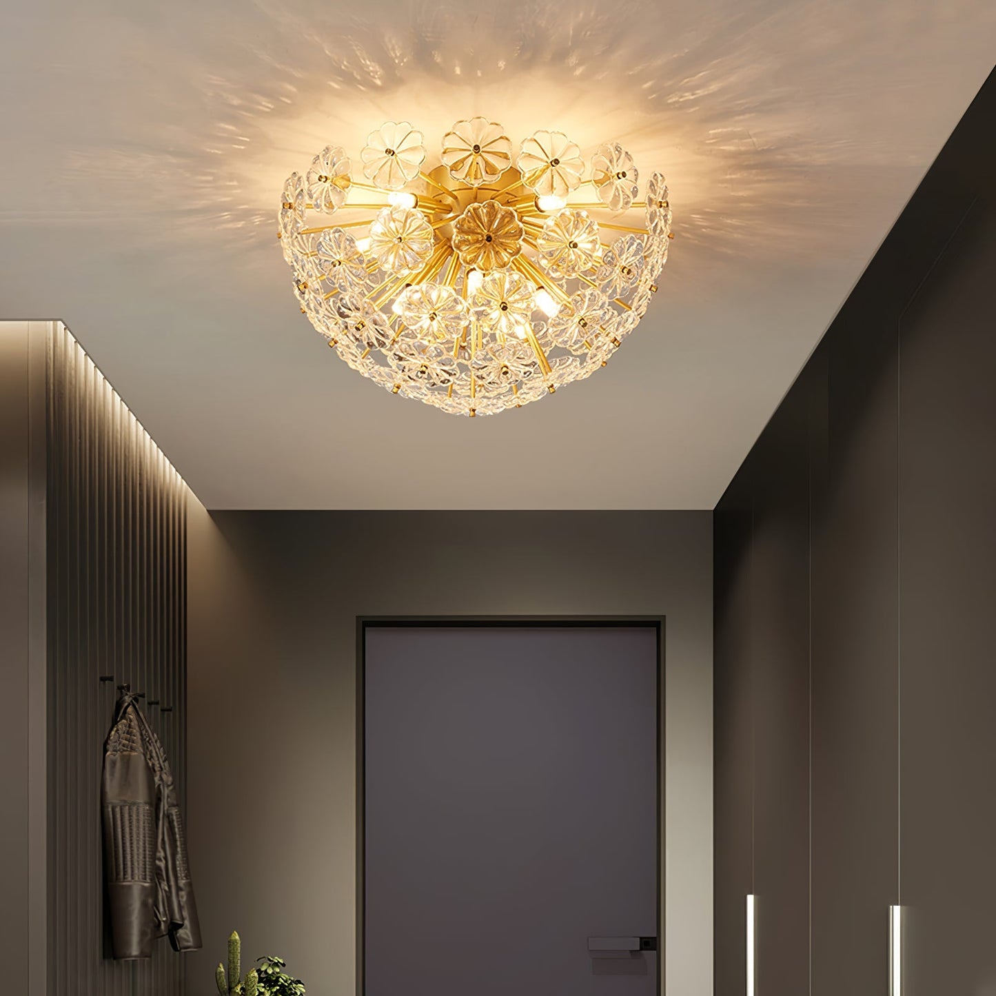LuxeLamina - Lampe de plafond au design exquis et à l'éclat brillant