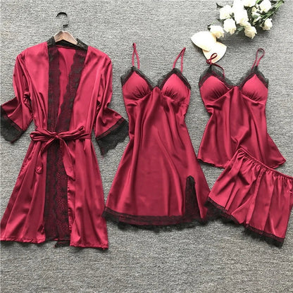 VelvetSlumber - Sophisticated Sleepwear Set for Ultimate Nighttime Comfort