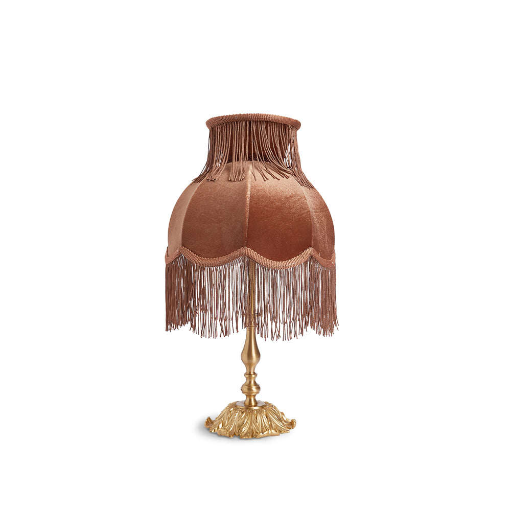 ElegantFringe – Modern Brass Lamp with Tassels