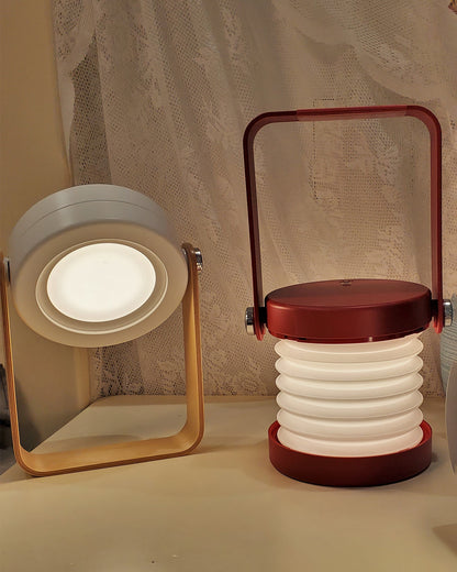 GlowLantern - Elegant Portable Table Lamp with Cozy Illumination