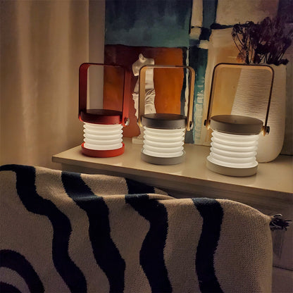 GlowLantern - Elegant Portable Table Lamp with Cozy Illumination