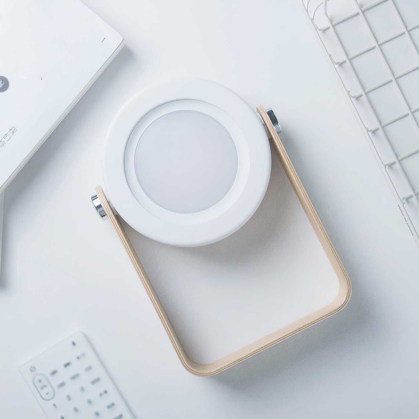 GlowLantern - Elegant Portable Table Lamp with Cozy Illumination