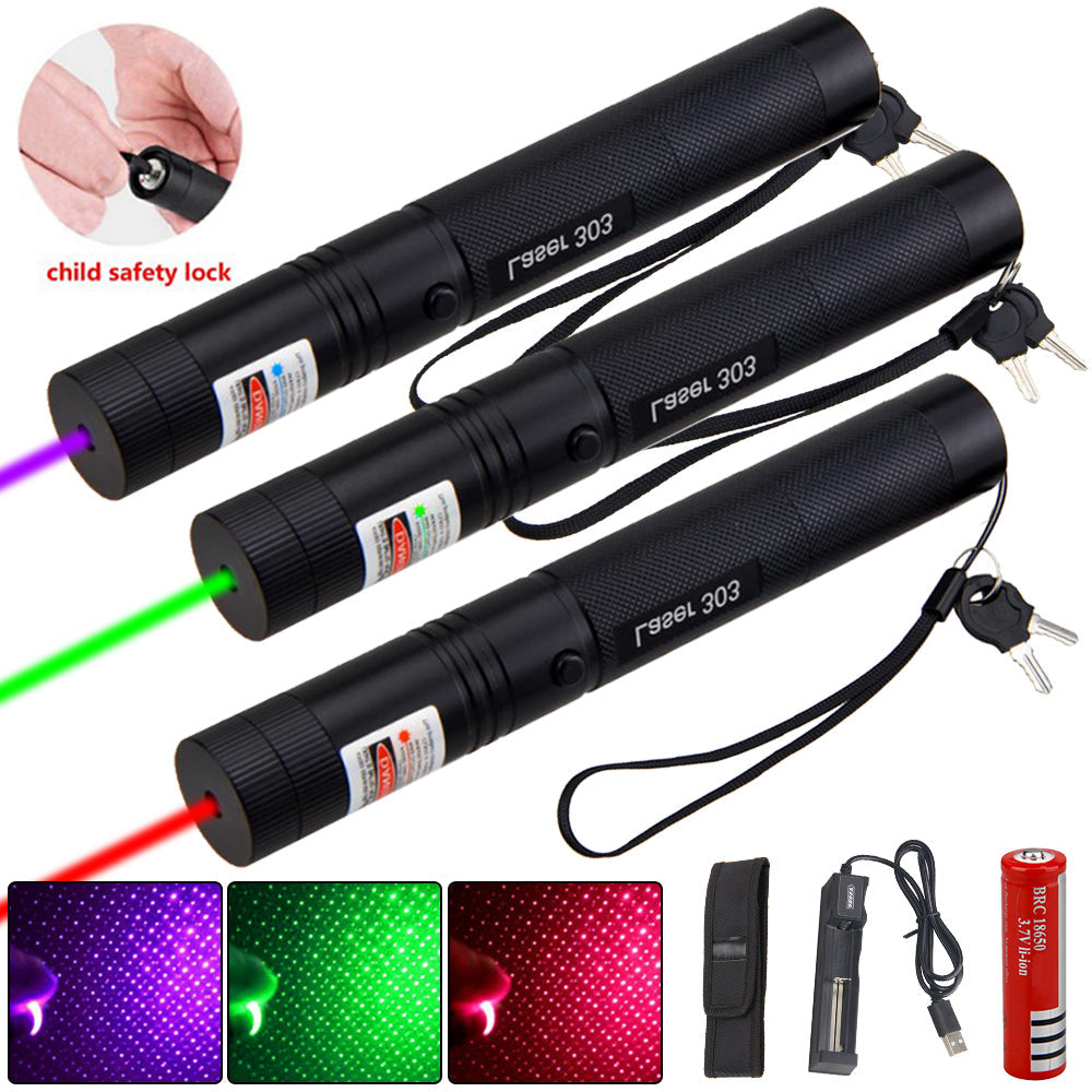 Laser pointer - RangeLite 303 - Powerful - Long range & Rechargeable 8