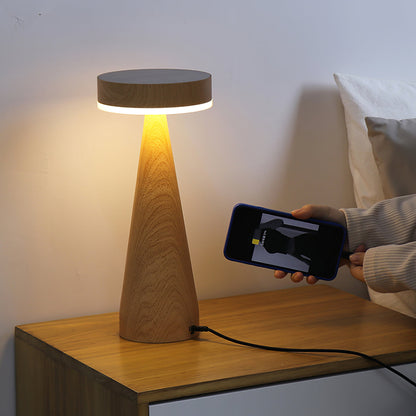 CoastalLuxe - Lampe de table avec fonction rechargeable et inspiration maritime