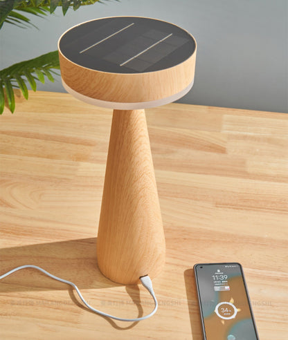CoastalLuxe - Lampe de table avec fonction rechargeable et inspiration maritime