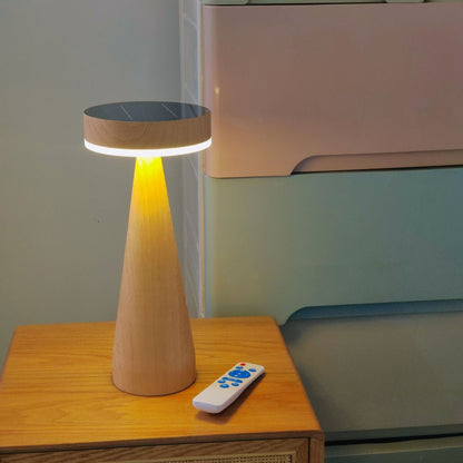CoastalLuxe - Lampe de table avec fonction rechargeable et inspiration maritime