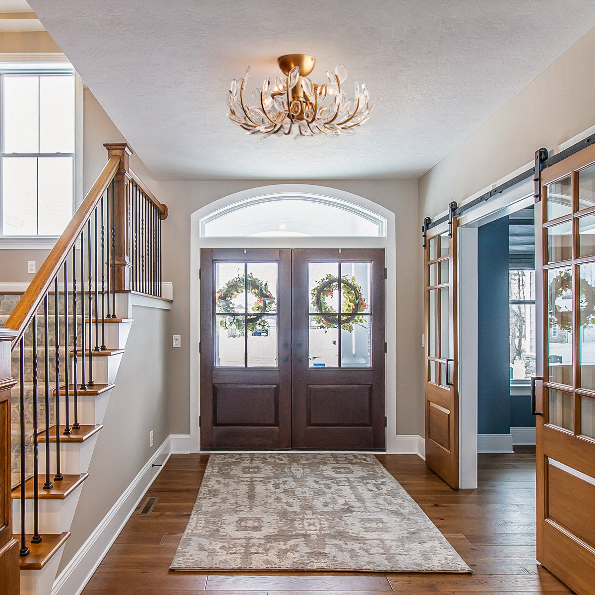 LindsayAura - Lampa sufitowa o wyrafinowanym designie i ciepłym świetle