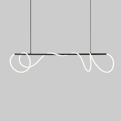 Linear kitchen table pendant lamp 4