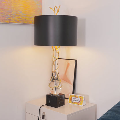 LoraLuxe - Lampe de Bureau en Pierre