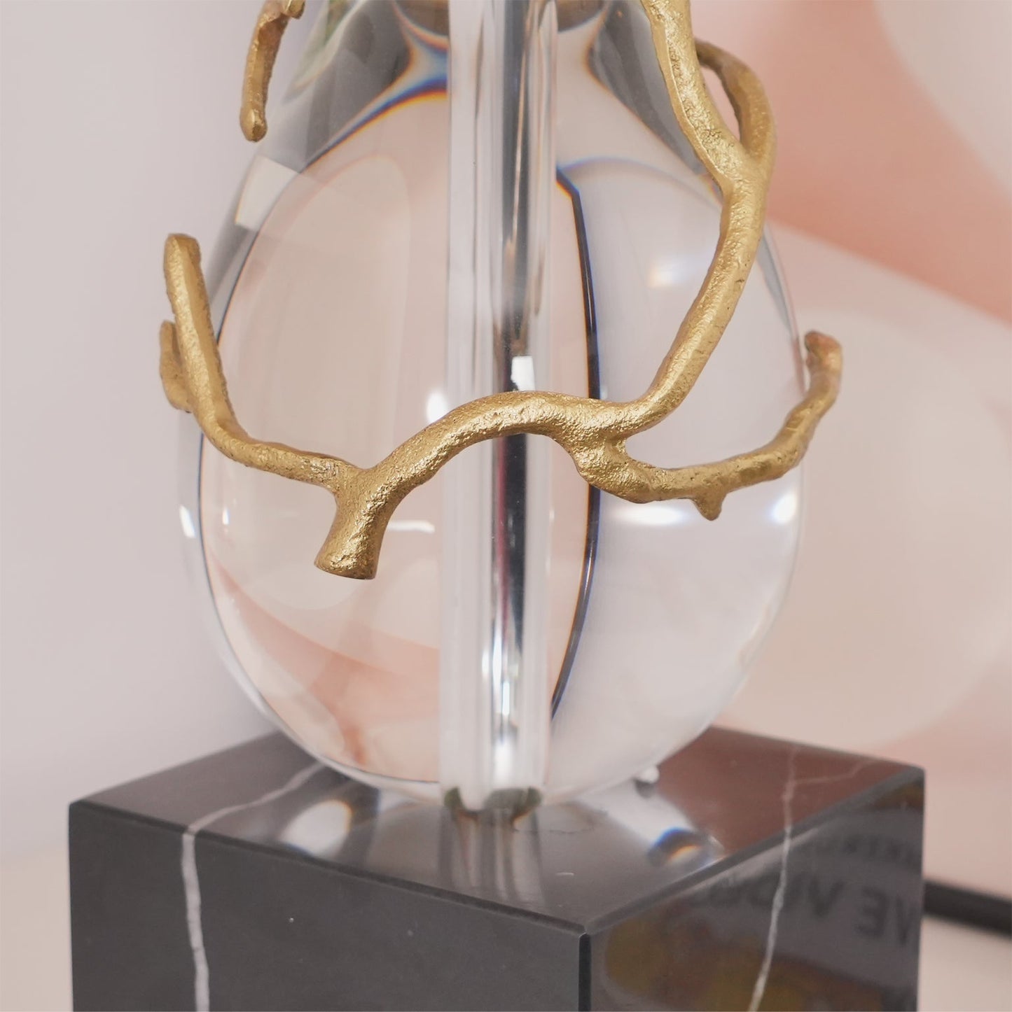 LoraLuxe - Lampe de Bureau en Pierre