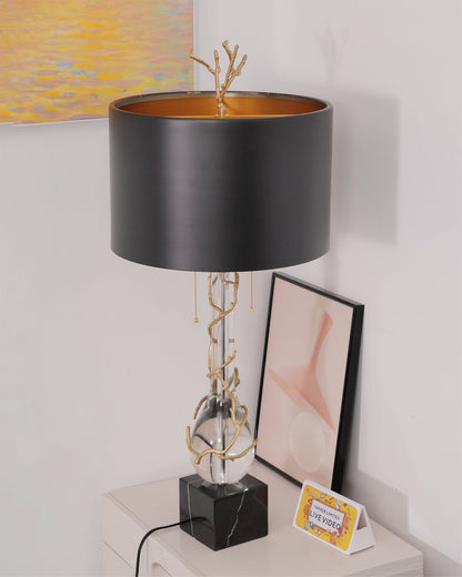 LoraLuxe - Lampe de Bureau en Pierre