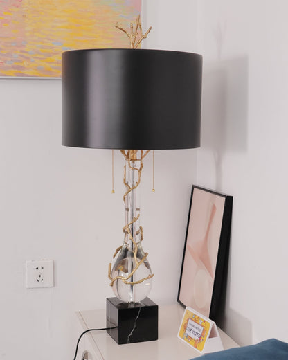 LoraLuxe - Lampe de Bureau en Pierre