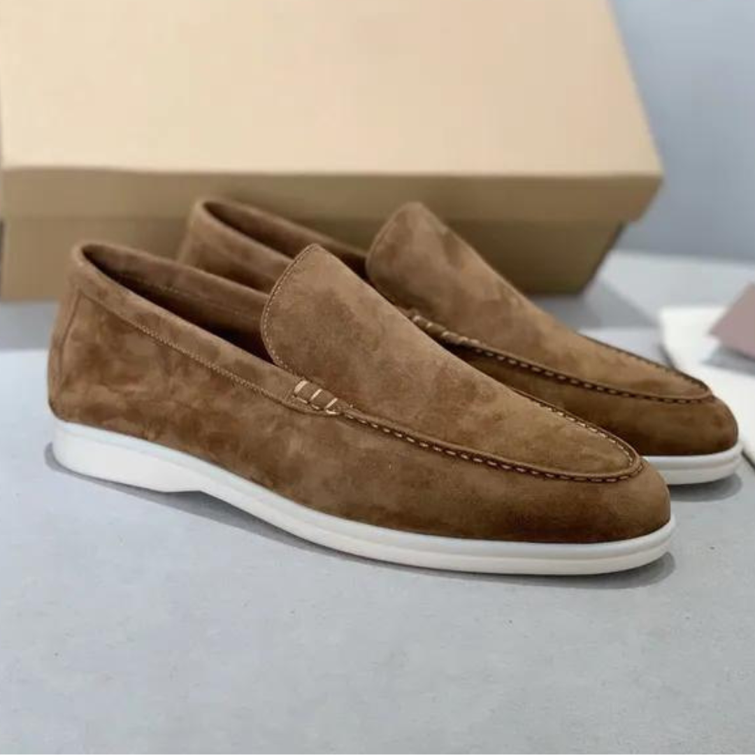 Variant image for Herren Slipper Braun Größe 42 Wildleder - Bequeme Loafer für Eleganz und Stil-23