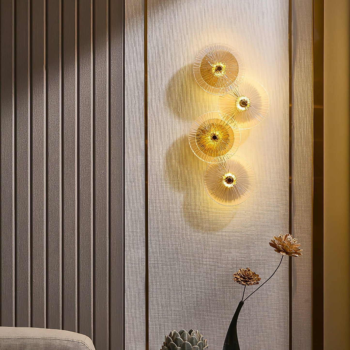 LotusGlow – Modern Lotus Flower Wall Light for Serenity