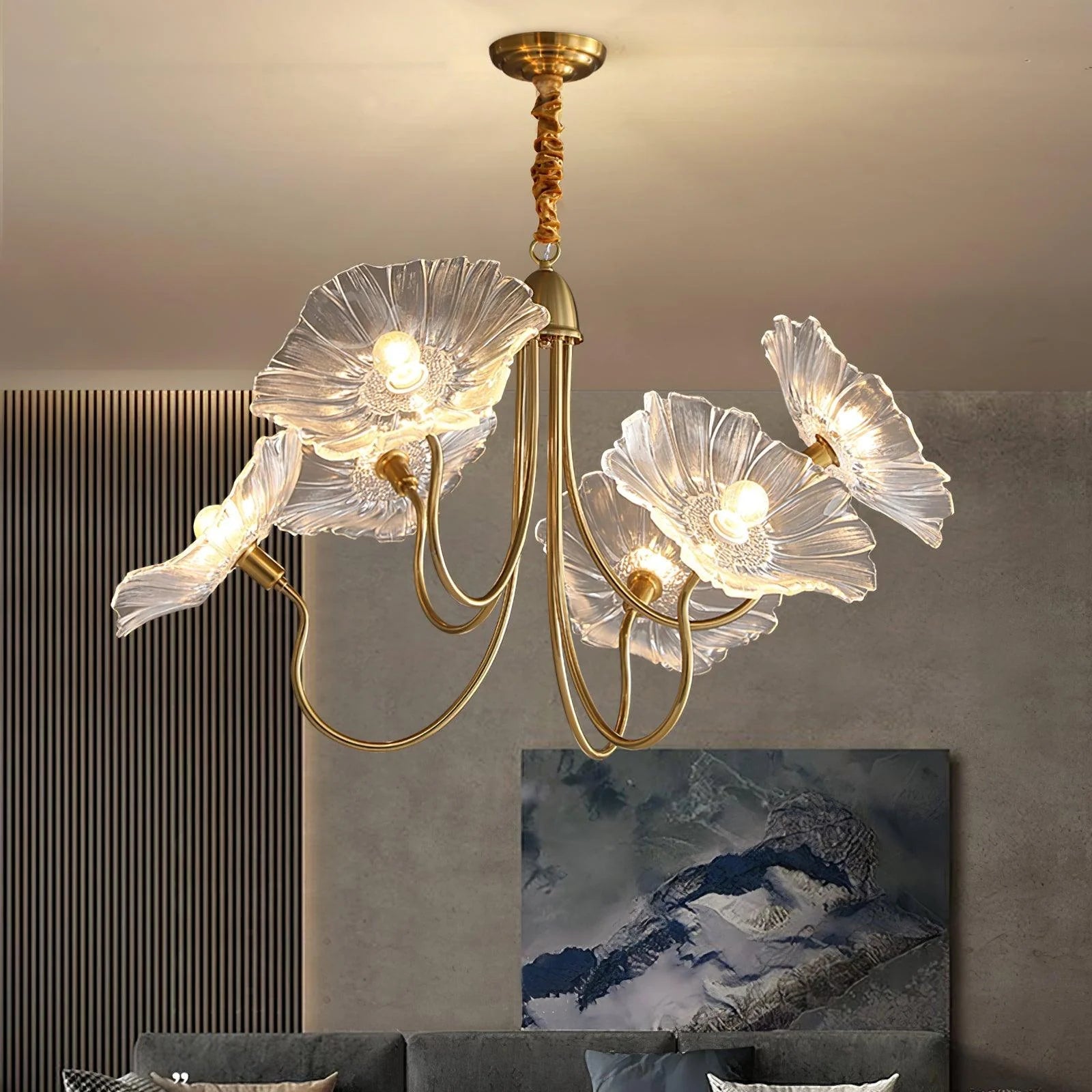 Lotus leaf chandelier 1