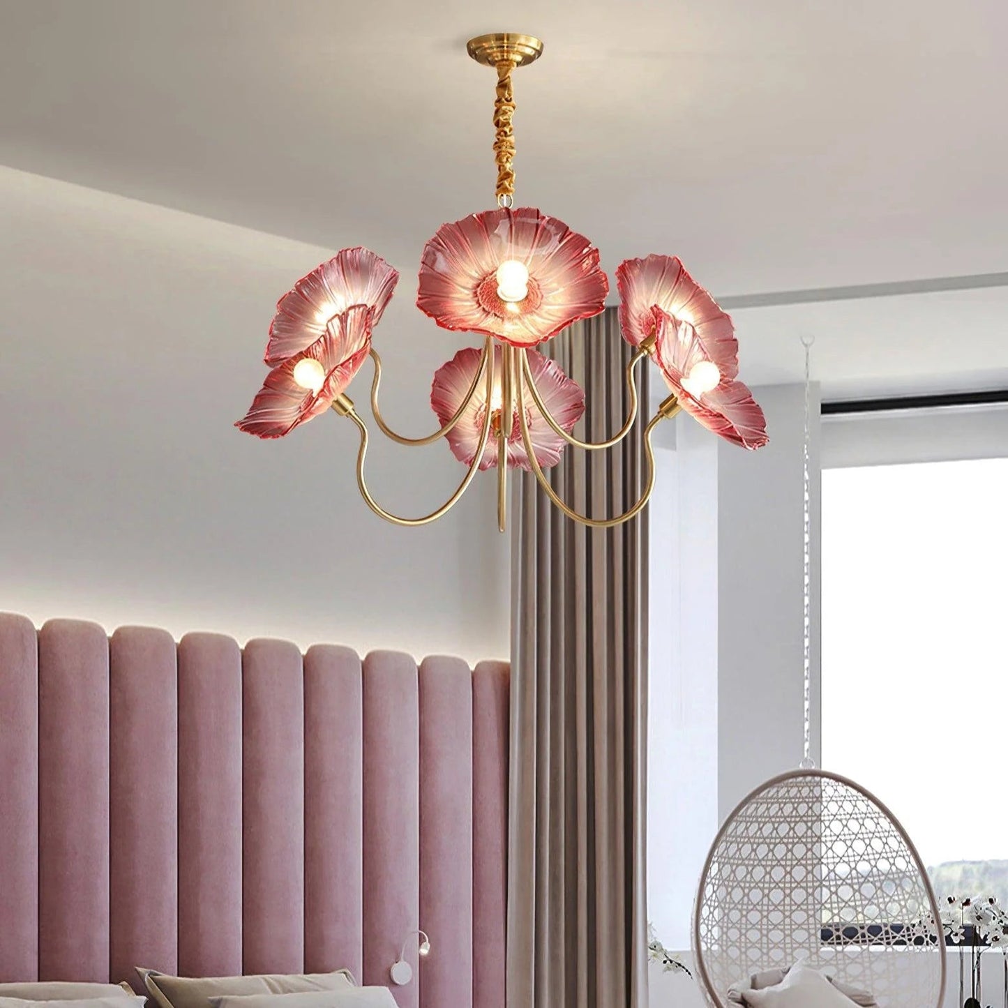 Lotus leaf chandelier 2