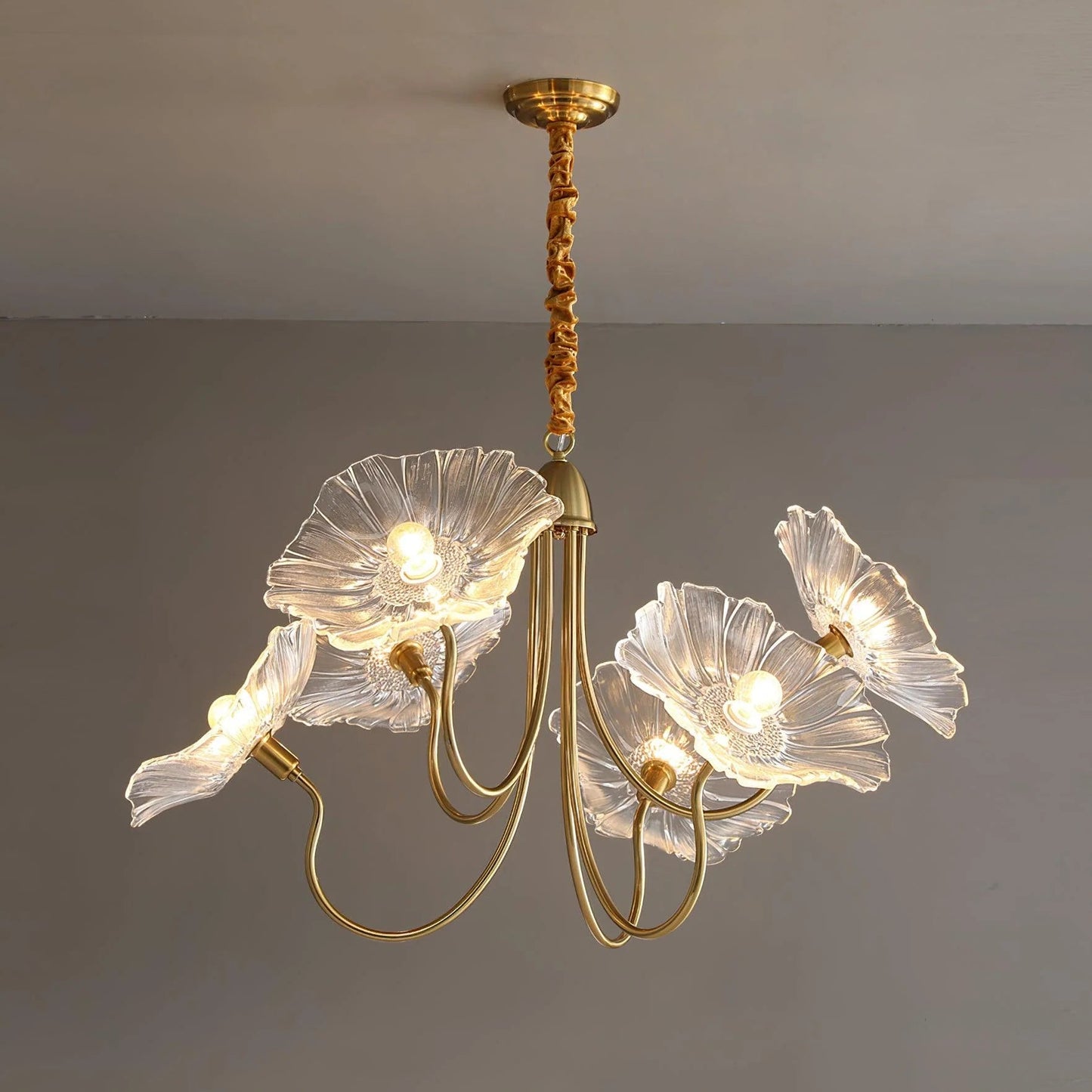 Lotus leaf chandelier 5