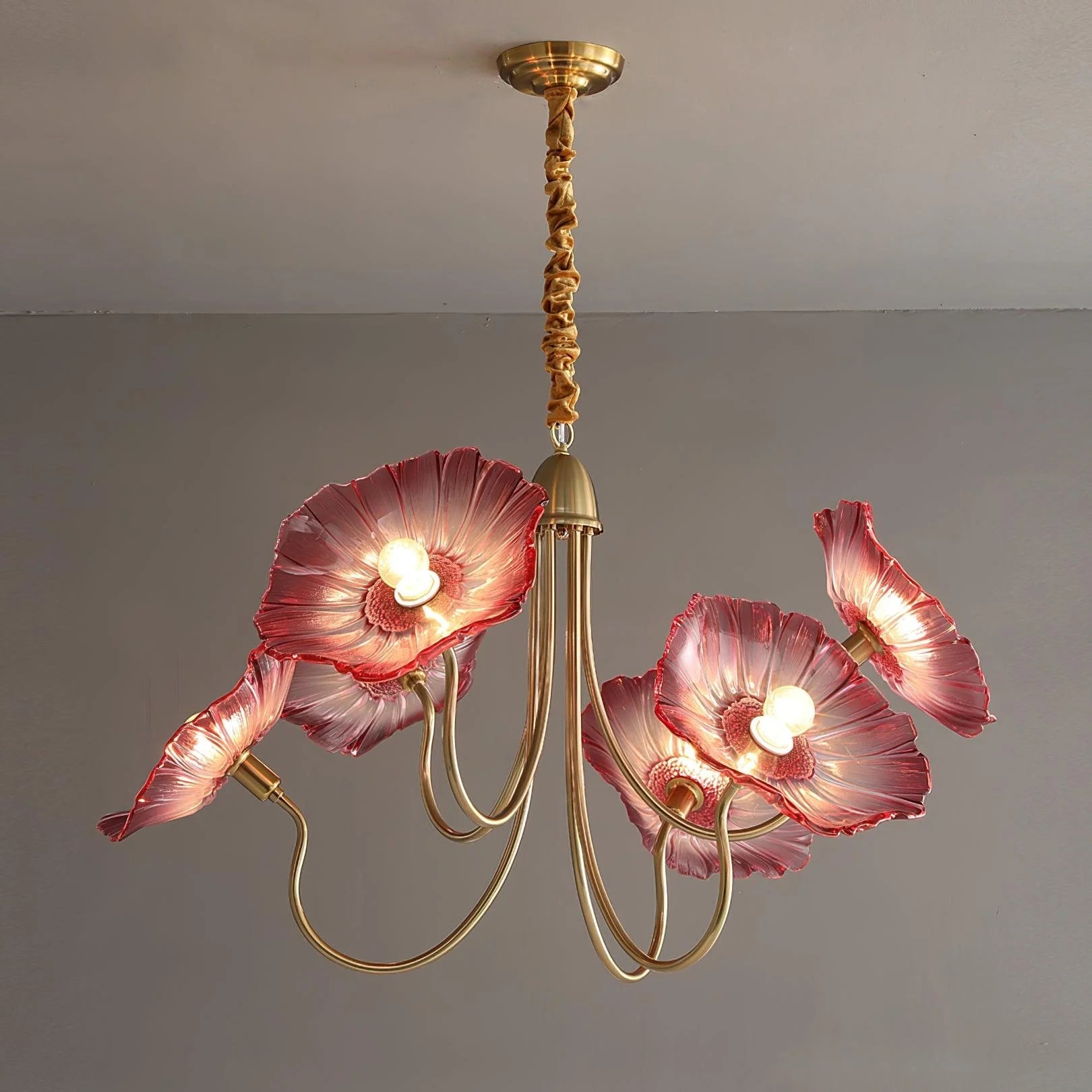 Lotus leaf chandelier 6