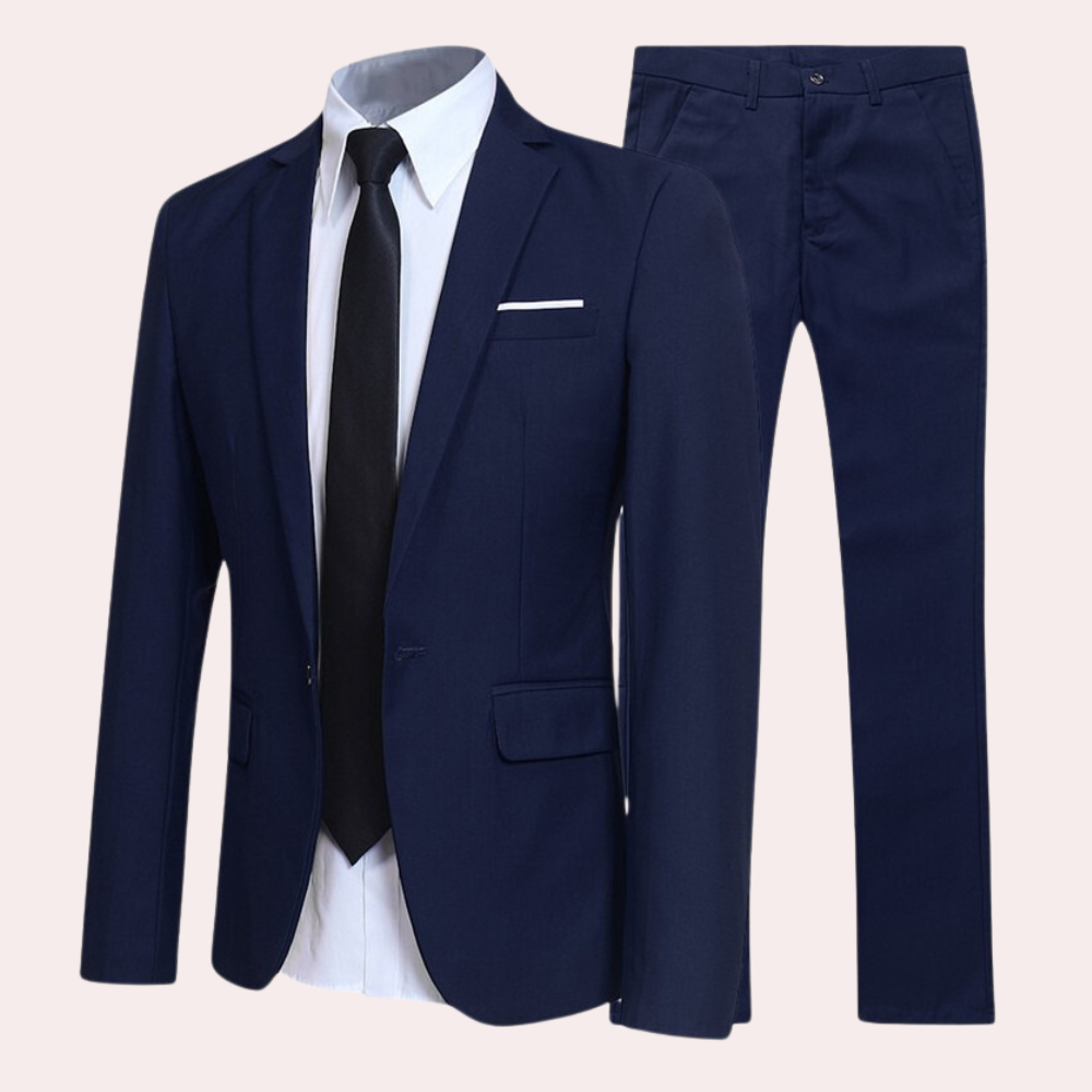 Variant image for Lucas Men's Slim Fit Summer Suit - Stylish Wedding Suit for Men, Blazer & Pants Set-13