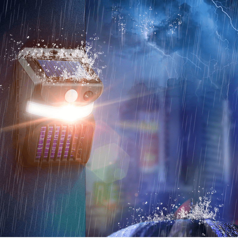 LumaGuard | Efficient Solar Motion-Activated Mosquito Repellent LED Lamp 1