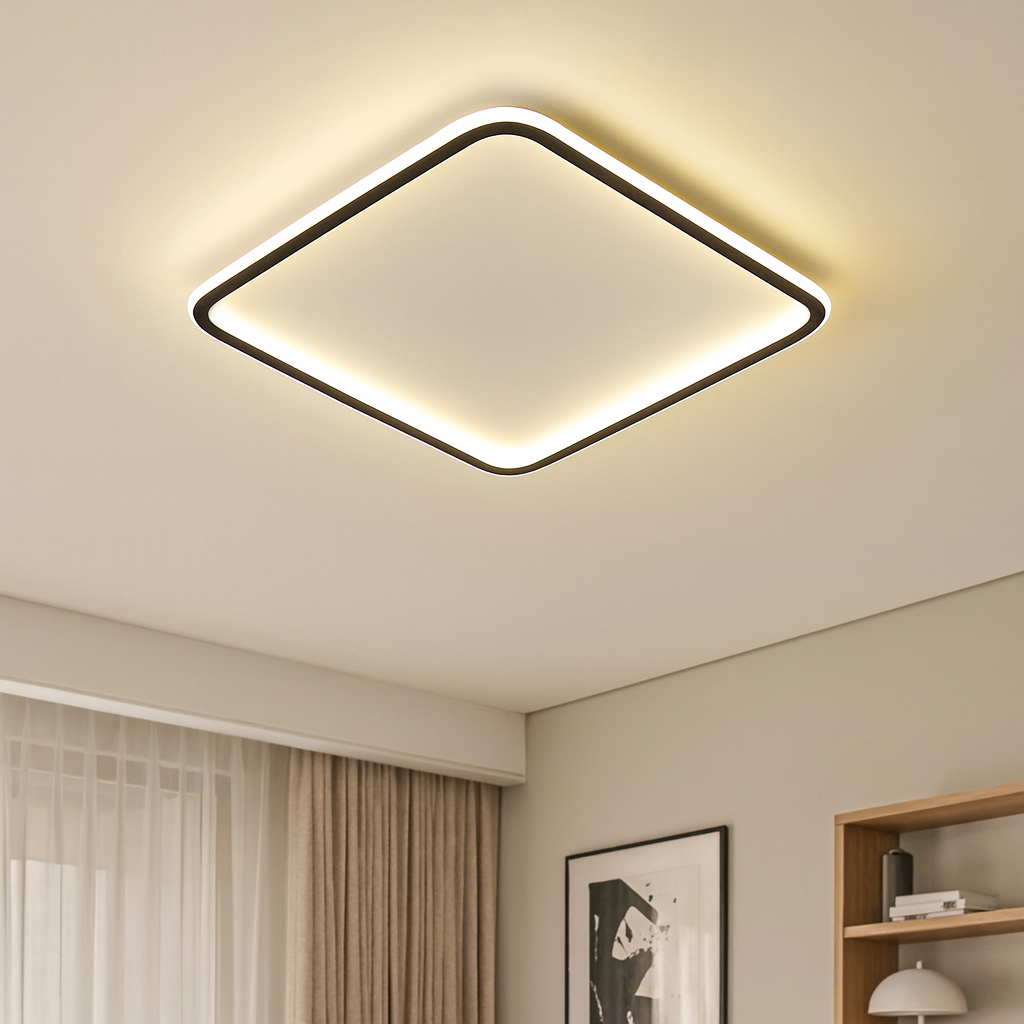 Lumevia | Scandinavian Square Ceiling Lamp 1