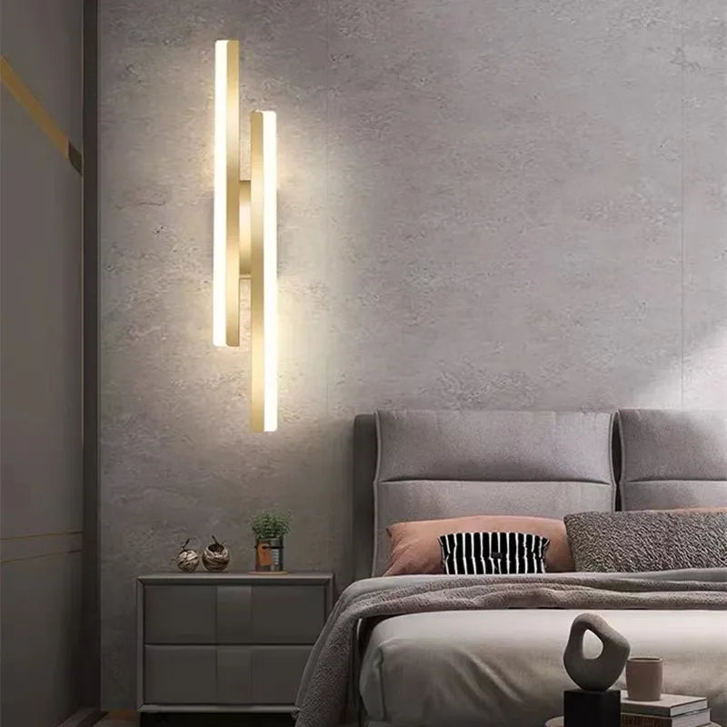 LumiGlow Modern LED Wall Light: Elegant Minimalist Lamp for Hallways & Living Rooms 2