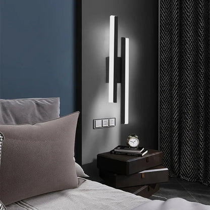 LumiGlow Modern LED Wall Light: Elegant Minimalist Lamp for Hallways & Living Rooms 5