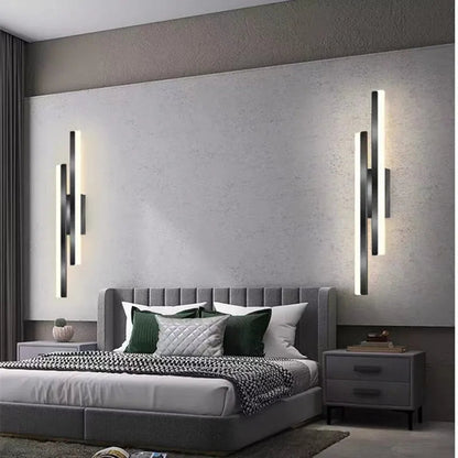 LumiGlow Modern LED Wall Light: Elegant Minimalist Lamp for Hallways & Living Rooms 6