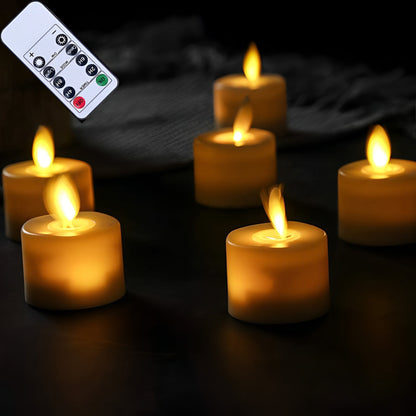 LumiGlow | Elegant Realistic Flameless LED Moving Wick Candle Set 0