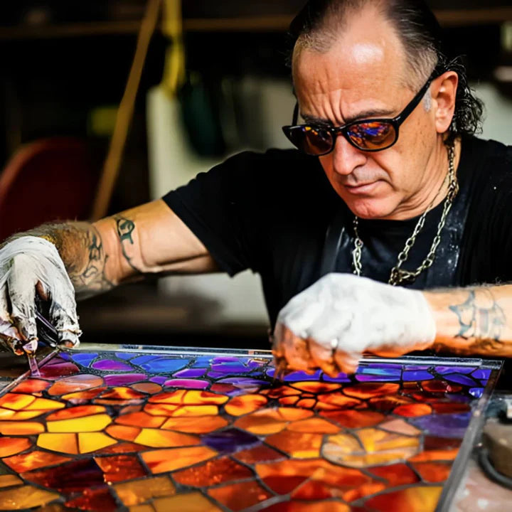 LumiPaws | Stained Glass Cat Table Lamp – Artistic Ambient Light for Home Décor 2