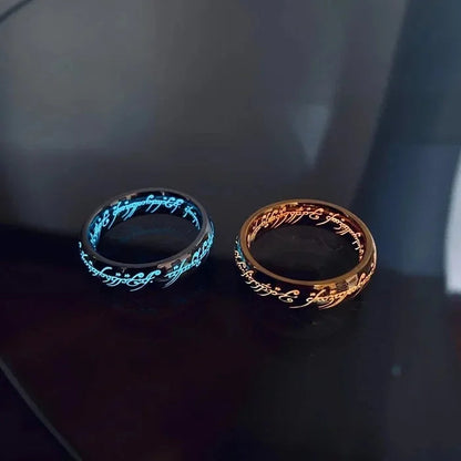 LuminaraGlow | Radiant Enchanting Jewelry Ring with Glowing Runes 3