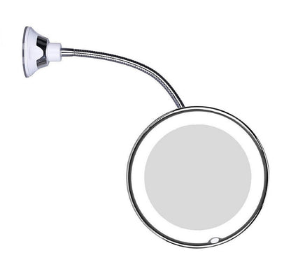 Lunara | Elegant LED Magnifying Makeup Vanity Mirror with Flexible Gooseneck 1